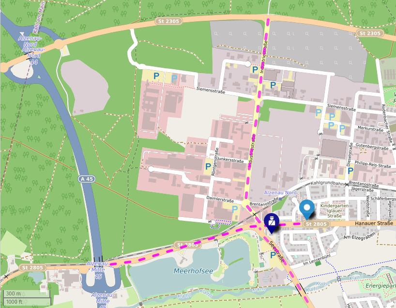 Übersicht Anfahrt Übersicht Anfahrt (OpenStreetMap)